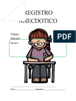 Registro Anecdotico