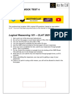 Logical Reasoning Sectional Test