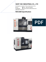 VMC1060 specification-WMT CNC China