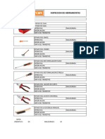 Inspeccion de Herramientas Manuales