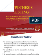 7 Hypothesis Testing