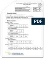 Composition Du Sujet:: Le Sujet Comporte Trois Parties Indépendantes