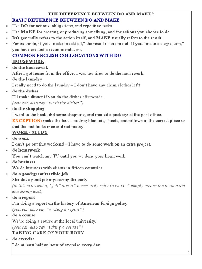 Do And Make Pdf