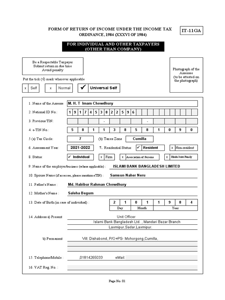 Tax Return | PDF | Expense | Taxes