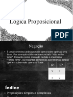 Lógica Proposicional: Operadores Verofuncionais