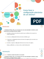 Como Fazer A Configuração Eletrónica de Um Átomo