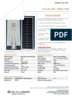 30W SOLAR BSZSL-TDS of AIOSL-LiFePo4-FL1