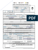 SS Ficha de identificación personal y datos de servicio social