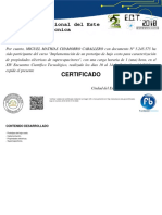 Certificado de La Facu