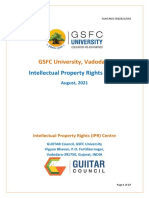 GSFC University, Vadodara: Intellectual Property Rights Policy