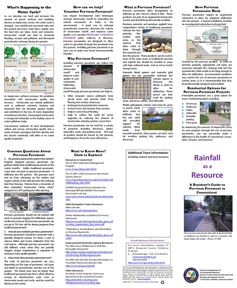 Pervious Pavement Benefits and Trends | PDF | Surface Runoff | Stormwater