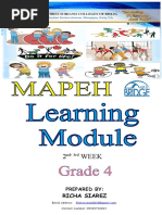 1st QUARTER MODULE GRADE 4 | PDF | Rhythm | Rhythm And Meter