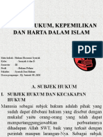 P-4, Subjek HKM, Kepemilikan Harta DLM Islam