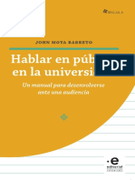 Hablar en Público en La Universidad-Sampler