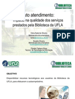 Auto Atendimento: Impacto Na Qualidade Dos Serviços Prestados Pela Biblioteca Da UFLA