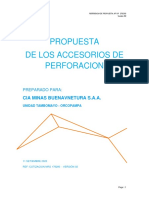 Sandvik Proposal For Consumables Supply Tambomayo-Orcopampa..Rv02..SET. 20