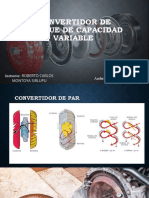 CONVERTIDOR DE Torque DE CAPACIDAD VARIABLE