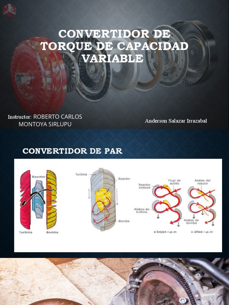 CONVERTIDOR DE Torque DE CAPACIDAD VARIABLE | PDF