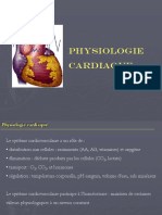 PHYSIOLOGIE CARDIAQUE
