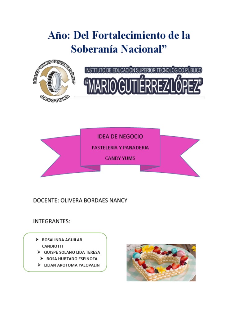 Evaluación de Ideas de Negocio en Pastelería | PDF | Panes | Business