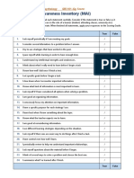 Metacognitive - Awareness - Inventory (MAI)