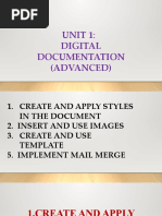 Unit 1 Digital Documentation For PT1