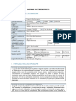 Informe Psicopedagógico - LUZGARDO