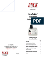 BioAire B520 Instruction Manual