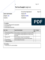 Test Case Template