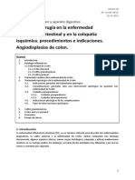 Tema 23 - Cirugía en La Enfermedad Inflamatoria Intestinal y en La Colopatía Isquémica