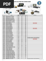 Lista de Preturi VIMAR 2020 2