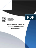 PDF Balotario Del Curso de Trabajos en Espacios Confinados DL