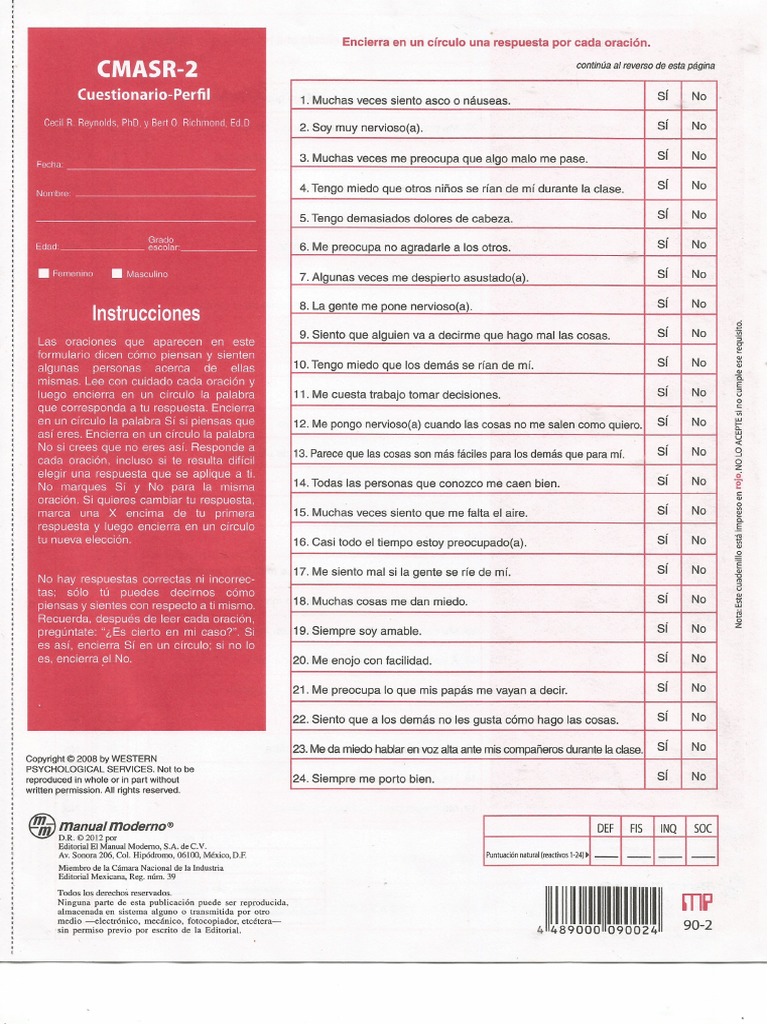 Protocolo Cmasr2 PDF