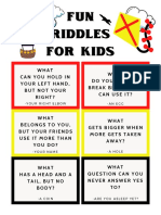 Fun Riddles For Kids 1