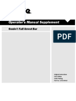 Safety Component - Fall Arrest - Bar