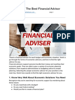 How To Find The Best Financial Advisor
