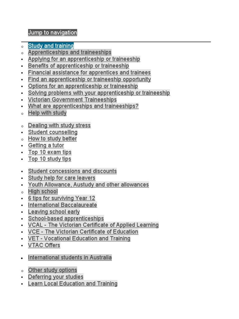 Jump To Navigation PDF Internship Job Hunting