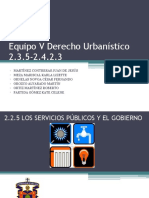 Equipo V Derecho Urbanístico y Servicios Públicos