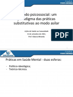 Aula 05 - 09 - Modo Asilar e Modo Psicossocial