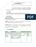 PROCEDIMIENTO Gases Arteriales