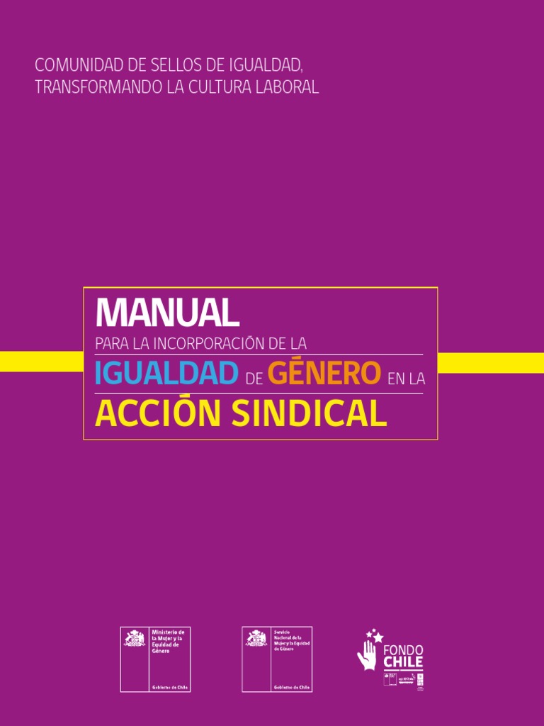 Manual para La Incorporacion de La Igualdad de Género en La Acción ...