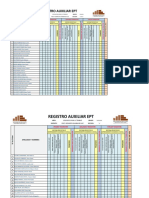 Registro de Evaluacion Todas Las Areas