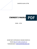 Owner'S Manual: Inverter Plasma Cutter