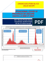 Distribución de casos COVID-19 en Ascope hasta la S.E. 27-2022