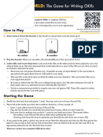 OKR Instructions and Score Sheet Copies