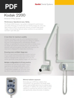 Kodak 2200 IntraOral Brochure