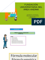 Formulas Quimica y Porcentual