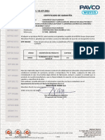 Certificado Pavco PDF
