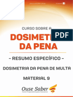 Dosimetria Da Pena de Multa