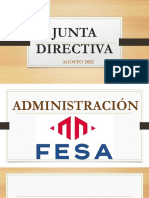 Junta Directiva Agosto 2022